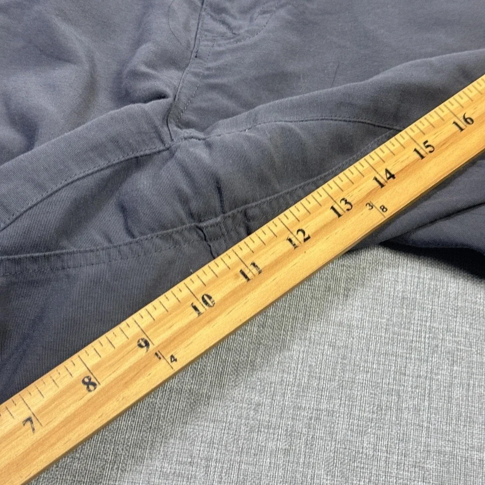 REI Chino Shorts Mens 40 Gray Cotton Canvas Belted Pockets Flat Front 11